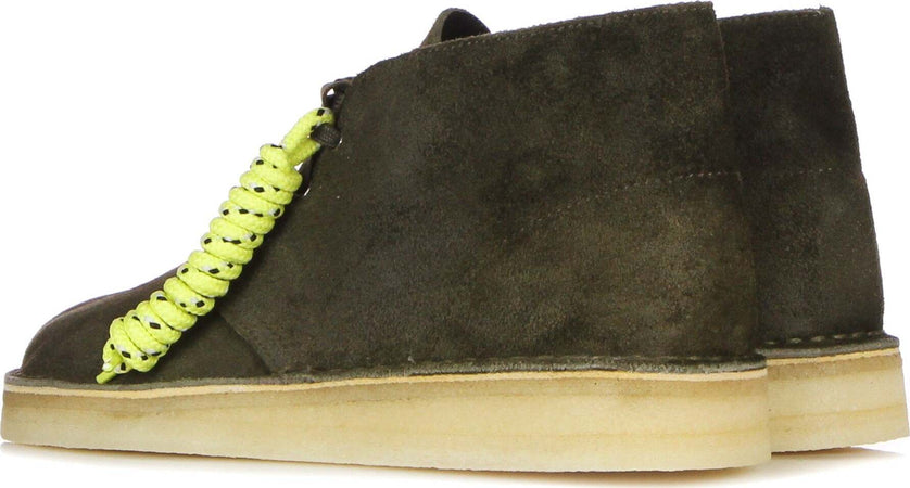 CLARKS-Scarpa-Lifestyle-Uomo-Desert-Coal-Olive-Suede-da-uomo