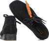 CLARKS-Scarpa-Lifestyle-Uomo-Wallabee-Boot-Black-Suede-da-uomo