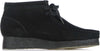 CLARKS-Scarpa-Lifestyle-Uomo-Wallabee-Boot-Black-Suede-da-uomo