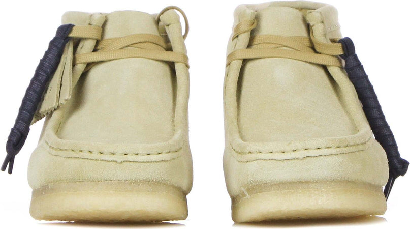 CLARKS-Scarpa-Lifestyle-Uomo-Wallabee-Boot-Maple-Suede-da-uomo
