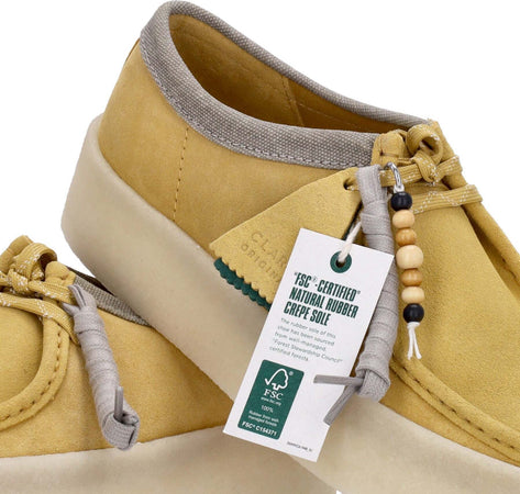CLARKS-Scarpa-Lifestyle-Uomo-Wallabee-Cup-Amber-Gold-da-uomo