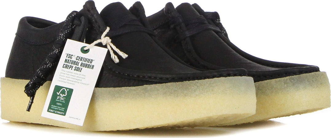 CLARKS-Scarpa-Lifestyle-Uomo-Wallabee-Cup-Black/nubuck-da-uomo