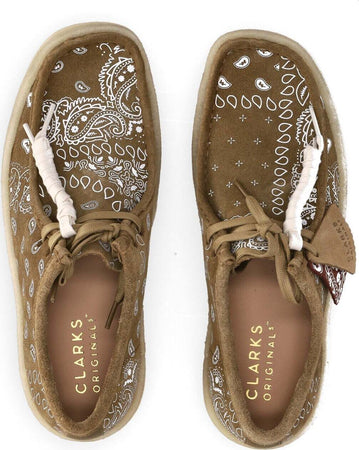 CLARKS-Scarpa-Lifestyle-Uomo-Wallabee-Cup-Dark-Olive-Print-da-uomo