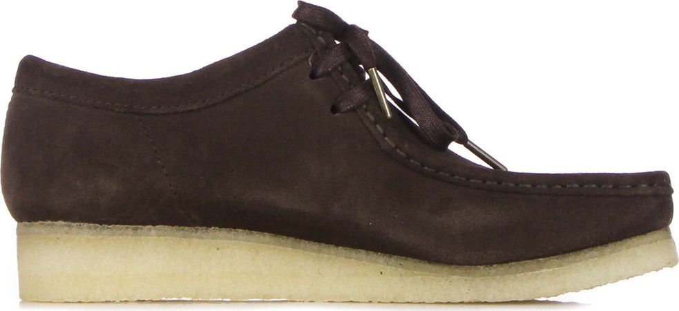 CLARKS-Scarpa-Lifestyle-Uomo-Wallabee-Dark-Brown-Suede-da-uomo