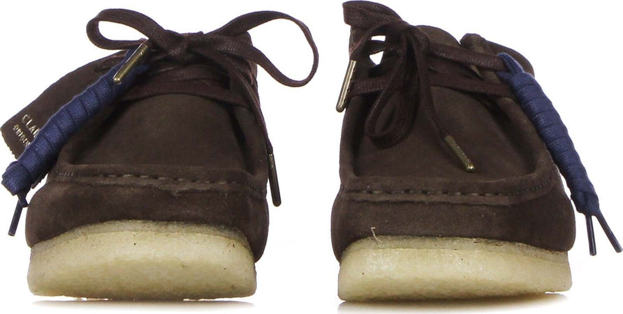 CLARKS-Scarpa-Lifestyle-Uomo-Wallabee-Dark-Brown-Suede-da-uomo