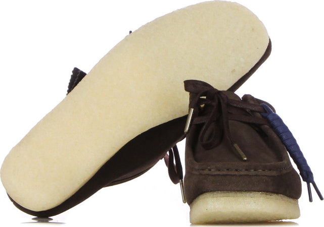 CLARKS-Scarpa-Lifestyle-Uomo-Wallabee-Dark-Brown-Suede-da-uomo