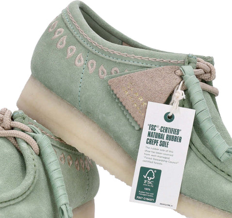 CLARKS-Scarpa-Lifestyle-Uomo-Wallabee-Green-da-uomo