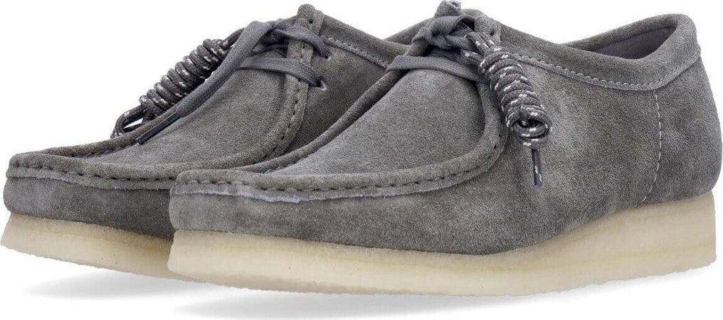 CLARKS-Scarpa-Lifestyle-Uomo-Wallabee-Grey-Suede-da-uomo