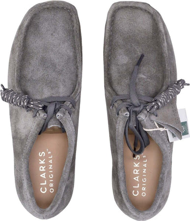 CLARKS-Scarpa-Lifestyle-Uomo-Wallabee-Grey-Suede-da-uomo
