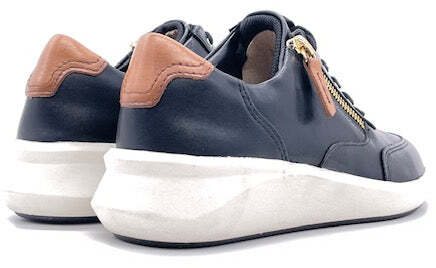 CLARKS Sneaker Donna Un Rio Zip Nero
