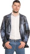 Classic---Giacca-Uomo-Blu-Graffiato-in-vera-pelle