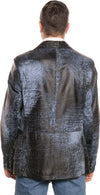 Classic---Giacca-Uomo-Blu-Graffiato-in-vera-pelle