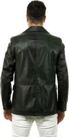 Classic---Giacca-Uomo-Verde-in-vera-pelle