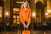 Classic-712---Giacca-Donna-Arancio-in-vera-pelle-camoscio