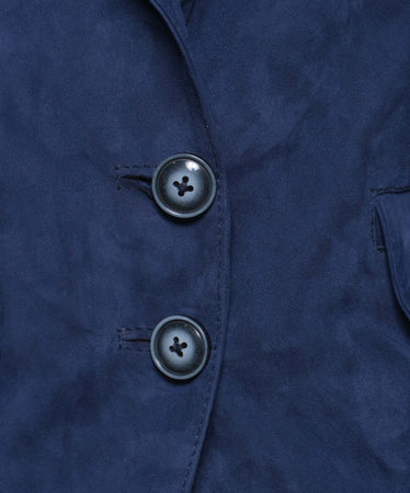 Classic-712---Giacca-Donna-Blu-in-vera-pelle-camoscio