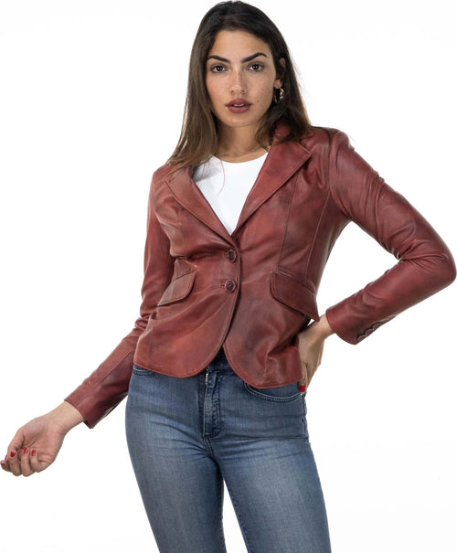 Classic-712---Giacca-Donna-Bordeaux-in-vera-pelle