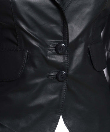 Classic-712---Giacca-Donna-Nera-in-vera-pelle