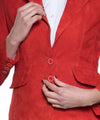Classic-712---Giacca-Donna-Rossa-in-vera-pelle-camoscio