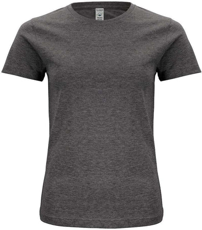 Classic Organic-T Antracite Melange T-Shirt Donna Cotone Biologico Ecosostenibile