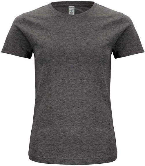 Classic Organic-T Antracite Melange T-Shirt Donna Cotone Biologico Ecosostenibile