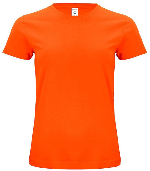 Classic Organic-T Arancio T-Shirt Donna Cotone Biologico Ecosostenibile