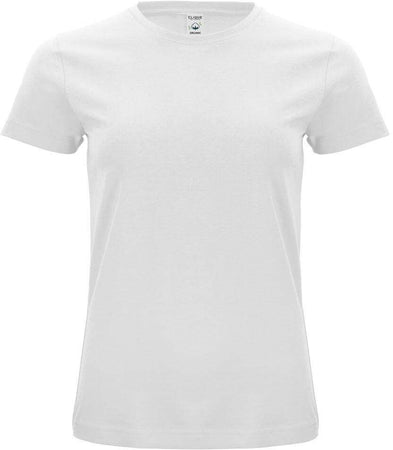 Classic Organic-T Bianco T-Shirt Donna Cotone Biologico Ecosostenibile