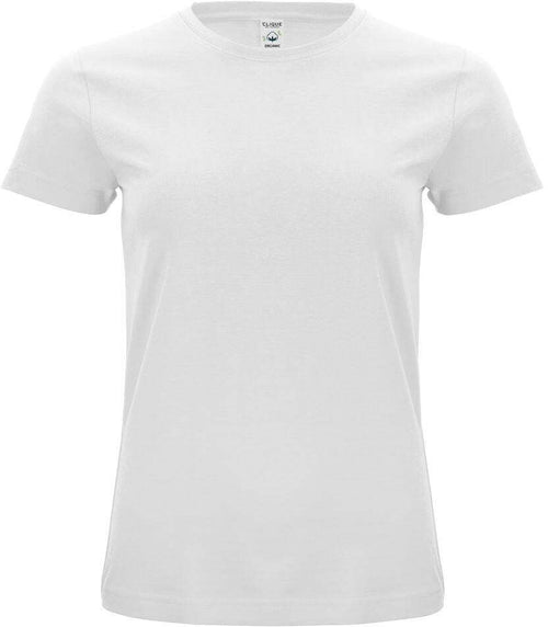 Classic Organic-T Bianco T-Shirt Donna Cotone Biologico Ecosostenibile