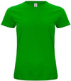 Classic Organic-T C Verde Acido T-Shirt Donna Cotone Biologico Ecosostenibile