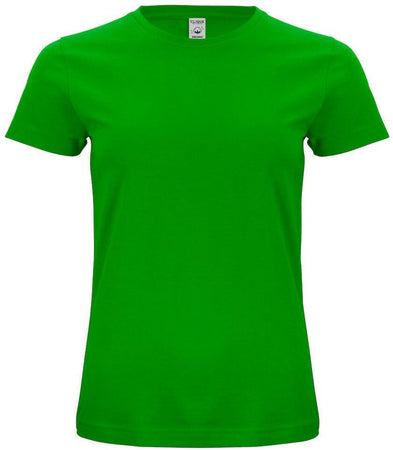 Classic Organic-T C Verde Acido T-Shirt Donna Cotone Biologico Ecosostenibile