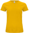 Classic Organic-T Giallo T-Shirt Donna Cotone Biologico Ecosostenibile