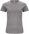 Classic Organic-T Grigio Melange T-Shirt Donna Cotone Biologico Ecosostenibile