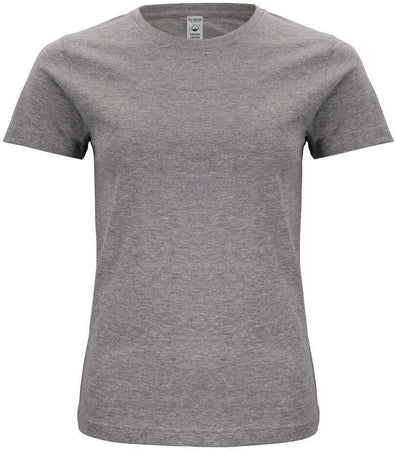 Classic Organic-T Grigio Melange T-Shirt Donna Cotone Biologico Ecosostenibile