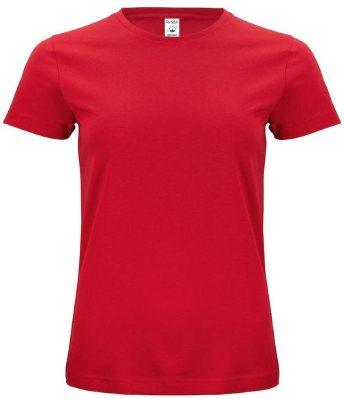 Classic Organic-T Rosso T-Shirt Donna Cotone Biologico Ecosostenibile