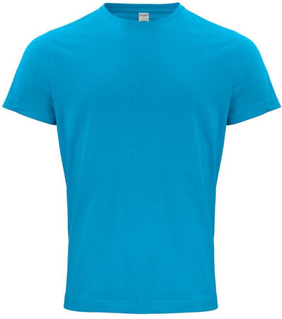 Classic Organic-T Turchese Azzurro T-Shirt Cotone Biologico Ecosostenibile