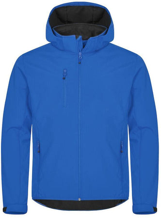 Classic Softshell Royal Azzurro Triplo Strato con Cappuccio