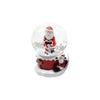 Palla di neve con glitter neve decorazione natalizia 4,5 x h 6 cm