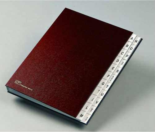 Classificatore alfabetico A-Z - 640D - 24x34 cm - rosso - Fraschini Cancelleria e prodotti per ufficio/Archivio ufficio e accessori per scrivania/Raccoglitori e accessori per raccoglitori/Raccoglitori/Raccoglitori a leva per documenti Eurocartuccia - Pavullo, Commerciovirtuoso.it