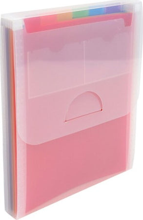 Classificatore valigetta verticale cristallo - 25 5x30 5cm - 6 tasche - PPL - Exacompta Cancelleria e prodotti per ufficio/Archivio ufficio e accessori per scrivania/Raccoglitori e accessori per raccoglitori/Raccoglitori/Raccoglitori a leva per documenti Eurocartuccia - Pavullo, Commerciovirtuoso.it