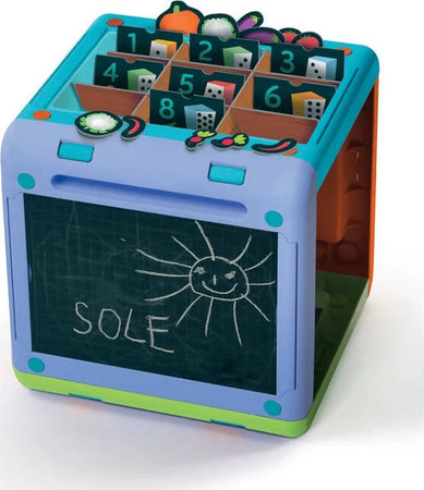 Clementoni - 16255 - Sapientino - Il cubo dei giochi - tavolo attività - cubo attività bambini - gioco educativo 3 anni - materiali 100% riciclati - Play For Future - Made in Italy Giocattoli Sanitaria Gioia del Bimbo - Villa San Giovanni, Commerciovirtuoso.it