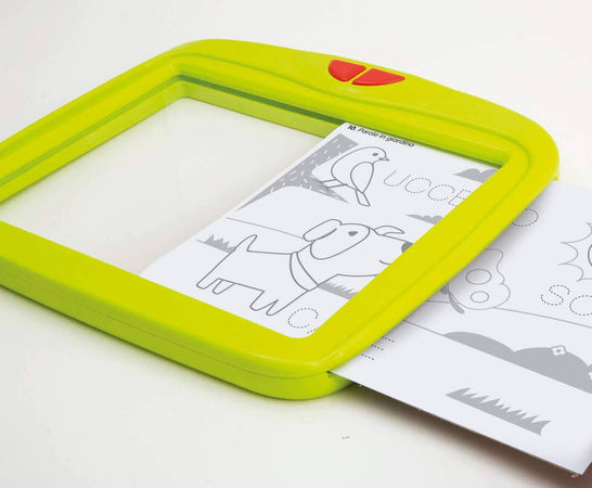 CLEMENTONI - 16256 - Sapientino - Lavagna Scrivimpara - lavagna LED luminosa per scrivere e disegnare, lavagna fluorescente, gioco educativo 3 anni, gioco creativo Giocattoli Sanitaria Gioia del Bimbo - Villa San Giovanni, Commerciovirtuoso.it