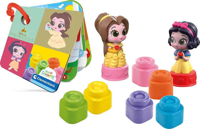 Clementoni - 17843 - Soft Clemmy - Disney Snow White & Belle Playset - Costruzioni Prima Infanzia, Mattoncini Morbidi, Blocchi Bambini 6 Mesi, Gioco Sensoriale, Impilabili, Lavabili, Made In Italy Giochi e giocattoli/Costruzioni/Blocchi impilabili Sanitaria Gioia del Bimbo - Villa San Giovanni, Commerciovirtuoso.it