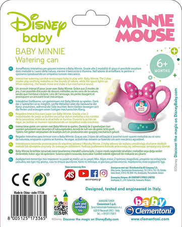 Clementoni - Disney Baby Minnie Annaffiatoio Interattivo - Gioco Prima Infanzia Luci E Sioni (Batterie Incluse), Bambino 10 - 36 Mesi Giocattoli Sanitaria Gioia del Bimbo - Villa San Giovanni, Commerciovirtuoso.it