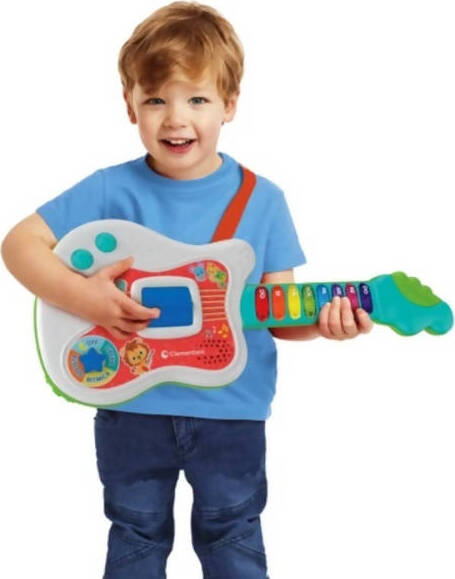 Clementoni 12063 - La Mia Prima Chitarra BIANCA Chitarra Elettronica per Bambini 3+ Giocattolo ideato, progettato e sviluppato in Italia Giocattoli Sanitaria Gioia del Bimbo - Villa San Giovanni, Commerciovirtuoso.it