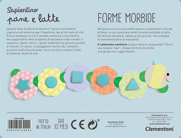 Clementoni 16202 Sapientino Pane E Latte Forme Morbide, Gioco Primi Mesi, Multicolore, 16202 SAPIENTINO Pane & Latte - Forme Morbide Sanitaria Gioia del Bimbo - Villa San Giovanni, Commerciovirtuoso.it