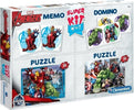 Clementoni 4in1 2 Puzzle 30 Pz. Memo Domino Avengers Marvel Memoria Educativo Giochi e giocattoli/Puzzle/Puzzle classici Trade Shop italia - Napoli, Commerciovirtuoso.it