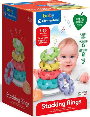 Clementoni- Anelli Impilabili del Bosco Allegro Gioco per Bambini, Multicolore, 17103 Giocattoli Sanitaria Gioia del Bimbo - Villa San Giovanni, Commerciovirtuoso.it