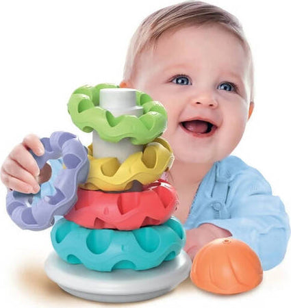 Clementoni- Anelli Impilabili del Bosco Allegro Gioco per Bambini, Multicolore, 17103 Giocattoli Sanitaria Gioia del Bimbo - Villa San Giovanni, Commerciovirtuoso.it