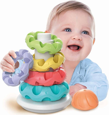 Clementoni- Anelli Impilabili del Bosco Allegro Gioco per Bambini, Multicolore, 17103 Giocattoli Sanitaria Gioia del Bimbo - Villa San Giovanni, Commerciovirtuoso.it