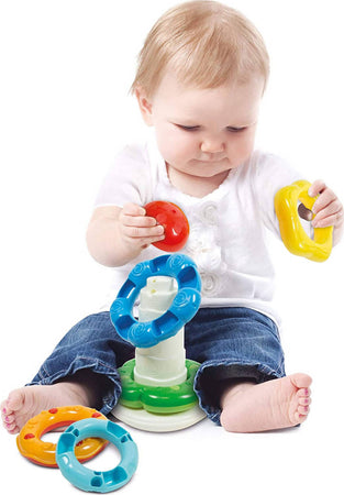 Clementoni- Anelli Impilabili del Bosco Allegro Gioco per Bambini, Multicolore, 17103 Giocattoli Sanitaria Gioia del Bimbo - Villa San Giovanni, Commerciovirtuoso.it