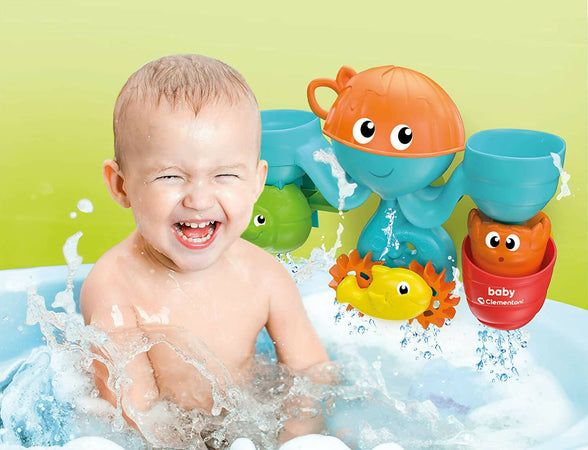 Clementoni animali polipo bagnetto, multicolore, 17458 gioco bagnetto per bambini bambine neonati rilassante divertente Prima infanzia/Igiene e benessere/Bagnetto/Giochi per il bagnetto Sanitaria Gioia del Bimbo - Villa San Giovanni, Commerciovirtuoso.it